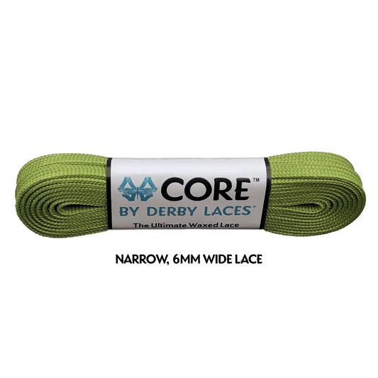 Derby Core Roller Skates Laces - Olive Green 72" [183cm]