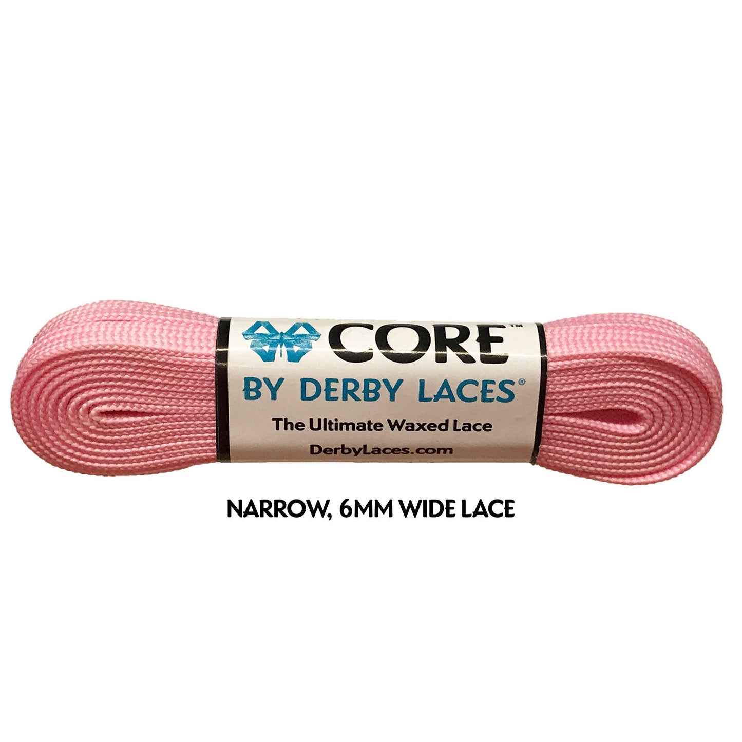 Derby Core Roller Skates Laces - Pink Cotton Candy 96" [244cm]