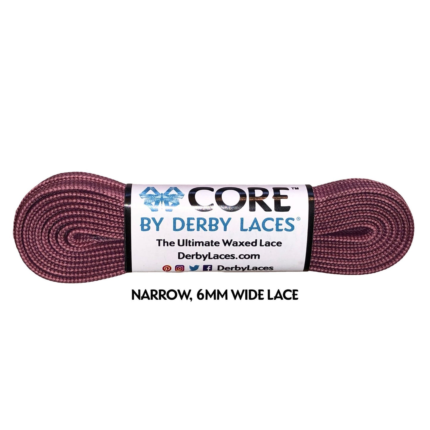 Derby Core Roller Skates Laces - Pomegranate 54" [137cm]