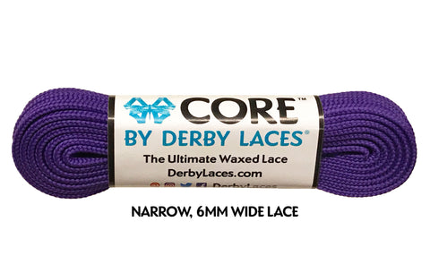Derby CORE Roller Skates Laces - Purple  72" [183cm]