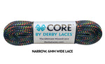 Derby CORE Roller Skates Laces - Rainbow  54" [137cm]