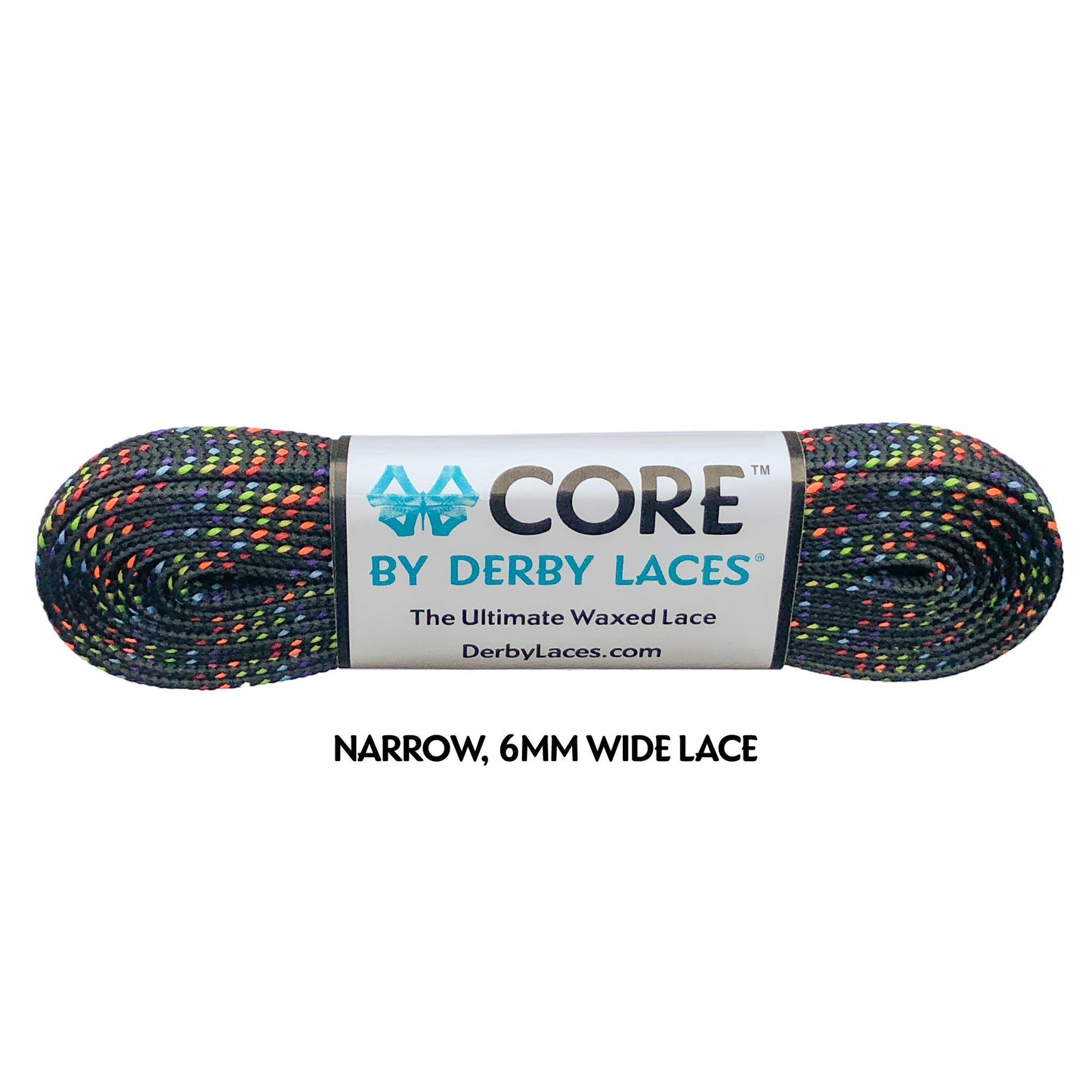 Derby Core Roller Skates Laces - Rainbow 96" [244cm]