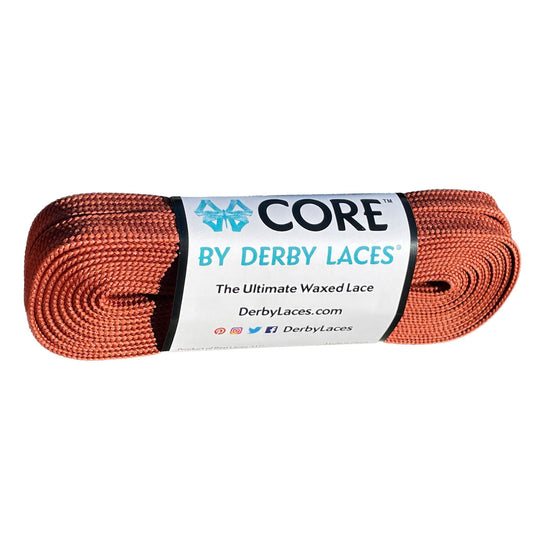 Derby Core Roller Skates Laces - Rust Red 72" [183cm]