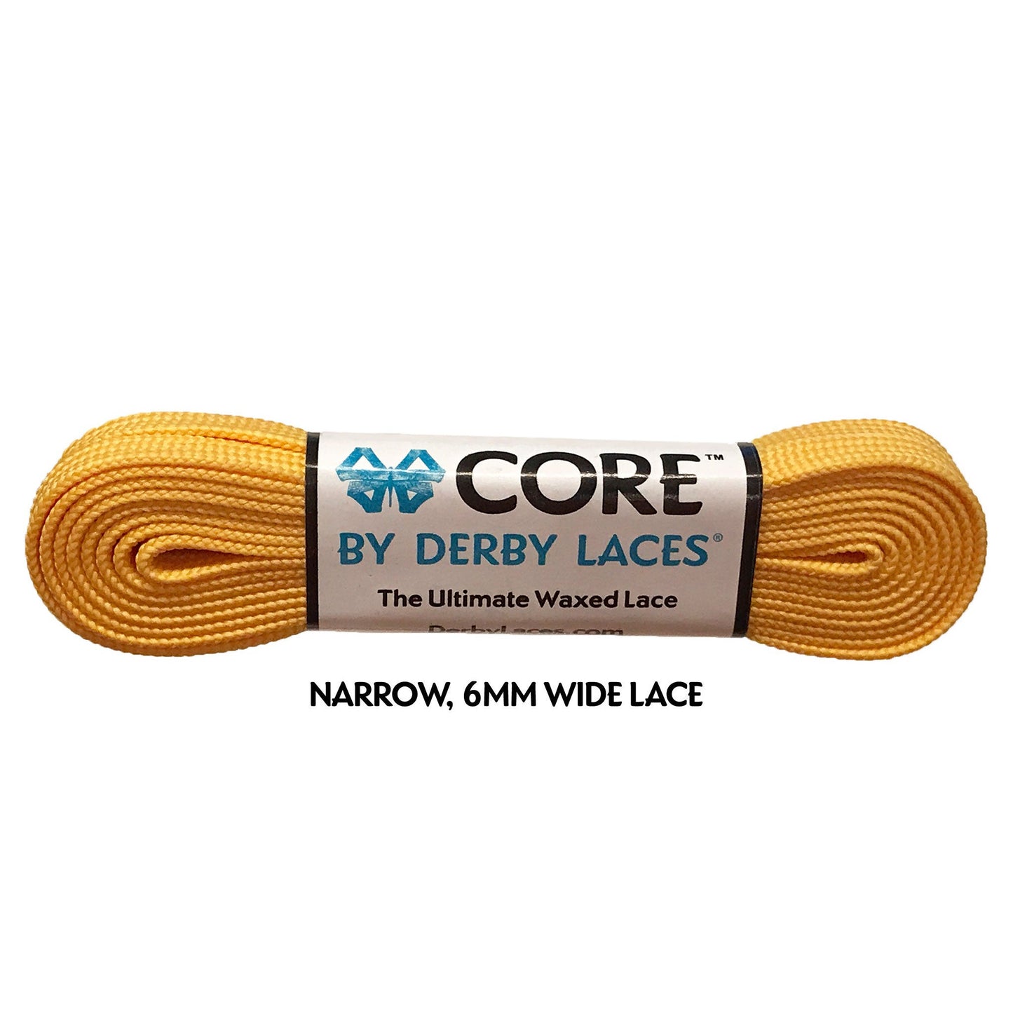 Derby Core Roller Skates Laces - Sunflower Yellow 96" [244cm]