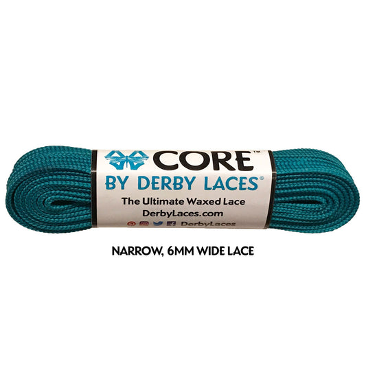 Derby Core Roller Skates Laces - Teal 54" [137cm]