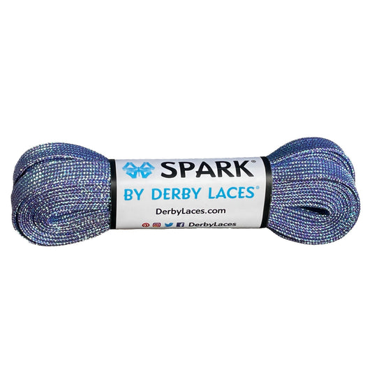 Derby Spark Roller Skates Laces - Arctic Blue Mirage 96" [244cm]