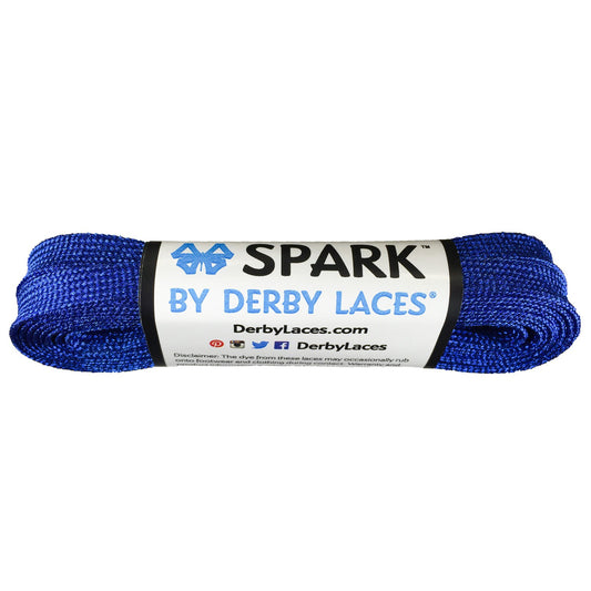 Derby Spark Roller Skates Laces - Blue 54" [137cm]