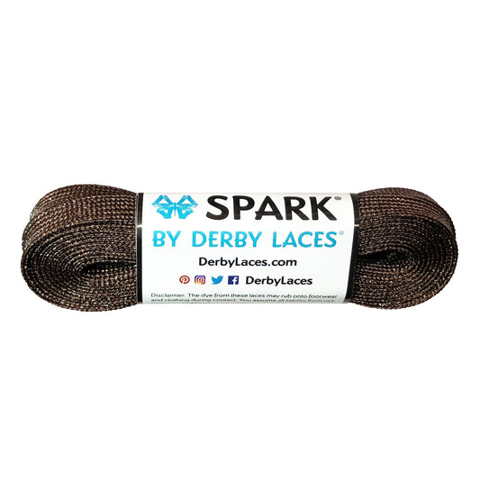 Derby Spark Roller Skates Laces - Brown 54" [137cm]