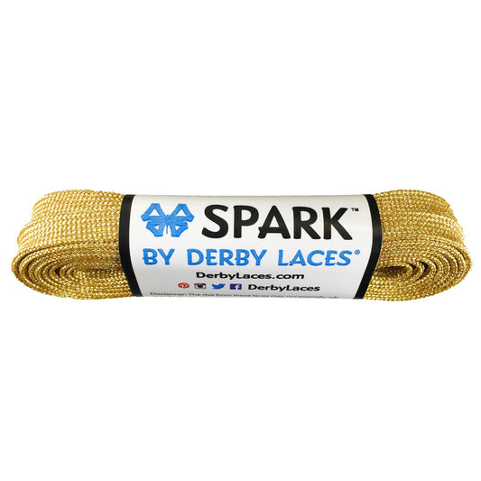 Derby Spark Roller Skates Laces - Gold 96" [244cm]