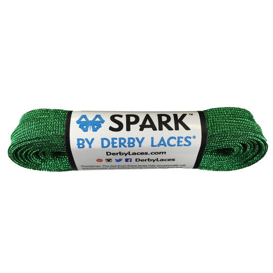 Derby Spark Roller Skates Laces - Green 54" [137cm]