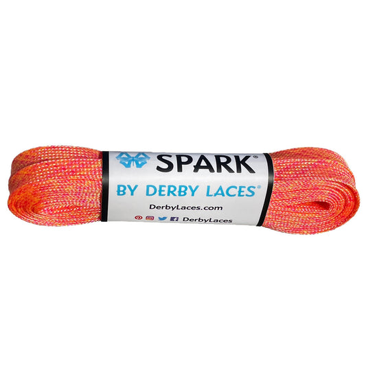 Derby Spark Roller Skates Laces - Orange Creamsicle 96" [244cm]