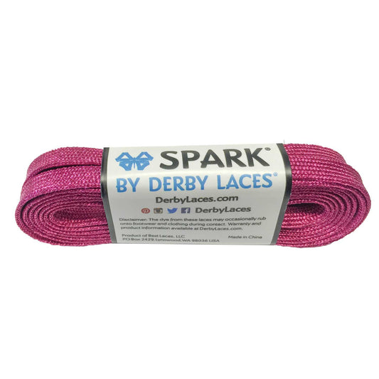 Derby Spark Roller Skates Laces - Pink 72" [183cm]