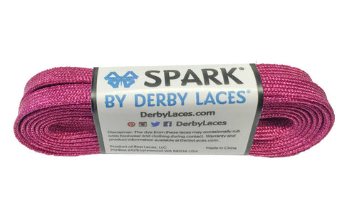 Derby SPARK Roller Skates Laces - Pink  54" [137cm]