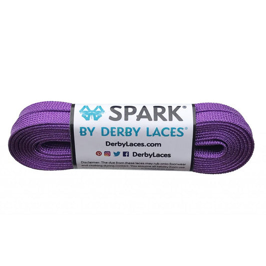 Derby Spark Roller Skates Laces - Purple 96" [244cm]