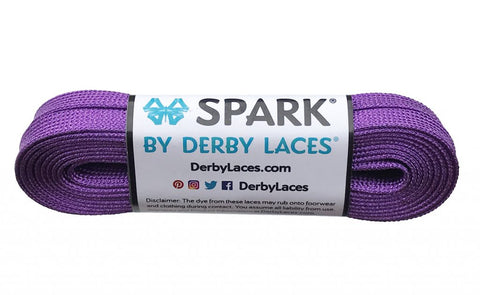 Derby SPARK Roller Skates Laces - Purple  96" [244cm]