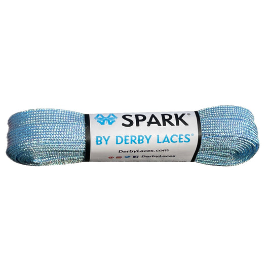 Derby Spark Roller Skates Laces - Sky Blue 54" [137cm]