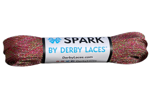 Derby Spark Roller Skates Laces - Sour Cherry 72" [183cm]