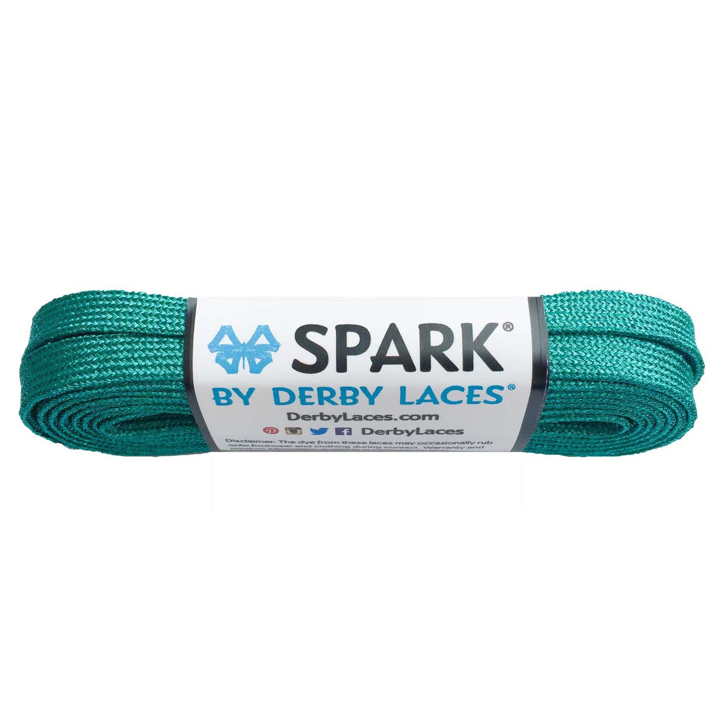 Derby Spark Roller Skates Laces - Teal 96" [244cm]