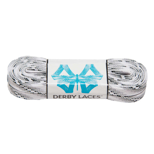 Derby Regular Waxed Roller Skates Laces - Smoke 72" [183cm]