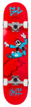 Enuff 7.25" Skully Mini Skateboard Complete - Red - LocoSonix