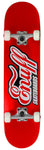 Enuff 7.25" Classic Logo Mini Skateboard Complete - Red - LocoSonix