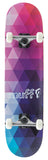 Enuff 8" Geometric Skateboard Complete - Purple - LocoSonix