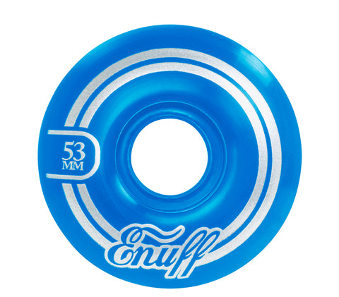 Enuff 53MM Refresher II Skateboard Wheels - Blue - LocoSonix
