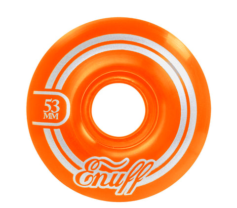Enuff 53MM Refresher II Wheels - Orange [set of 4] - LocoSonix