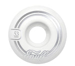 Enuff 50MM Refresher II Skateboard Wheels - White - LocoSonix