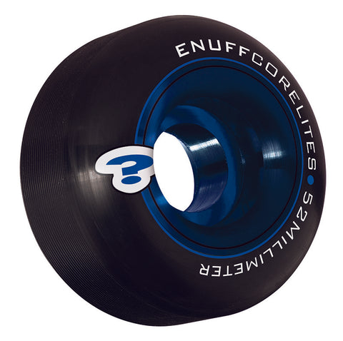 Enuff 52MM Corelites Skateboard Wheels - Black / Blue - LocoSonix