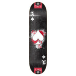 Yocaher ACE Skateboard Deck - Black 7.75"