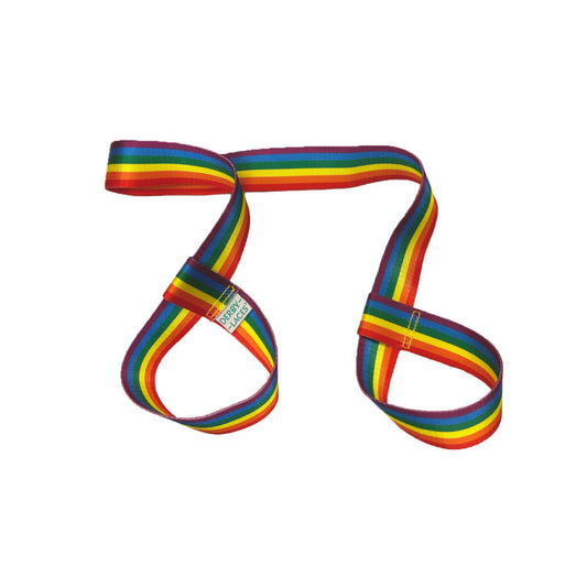 Derby Roller Skates Leash - Rainbow Stripe 54" [137cm]