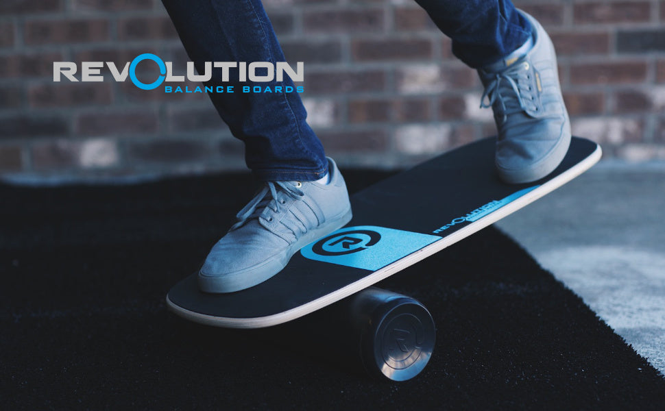 Revolution - 101 Balance Board + Roller - Blue - LocoSonix