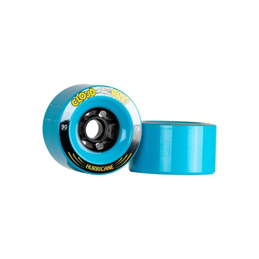 Cloud Ride Hurricane Cruiser Longboard Wheels - Blue 90mm 78A [set/4]