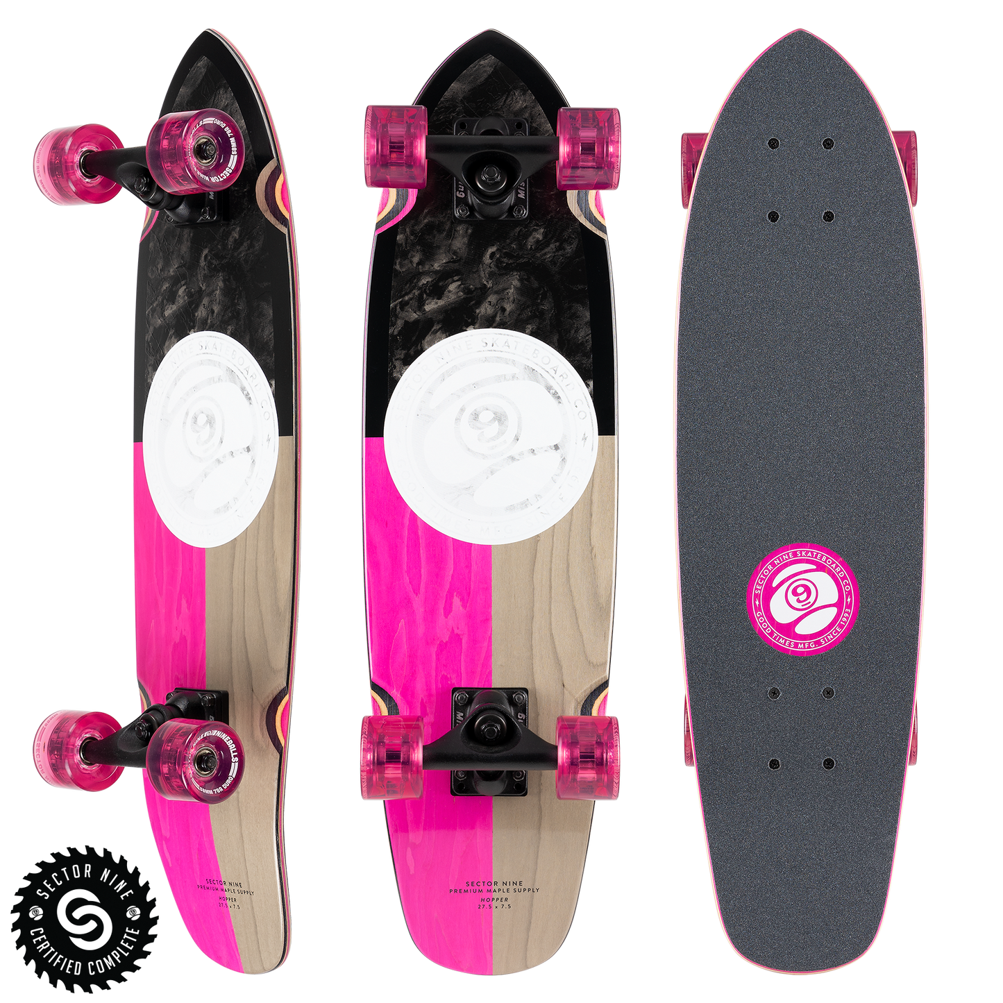 Sector9 Hopper Divide Longboard Complete 27.5"