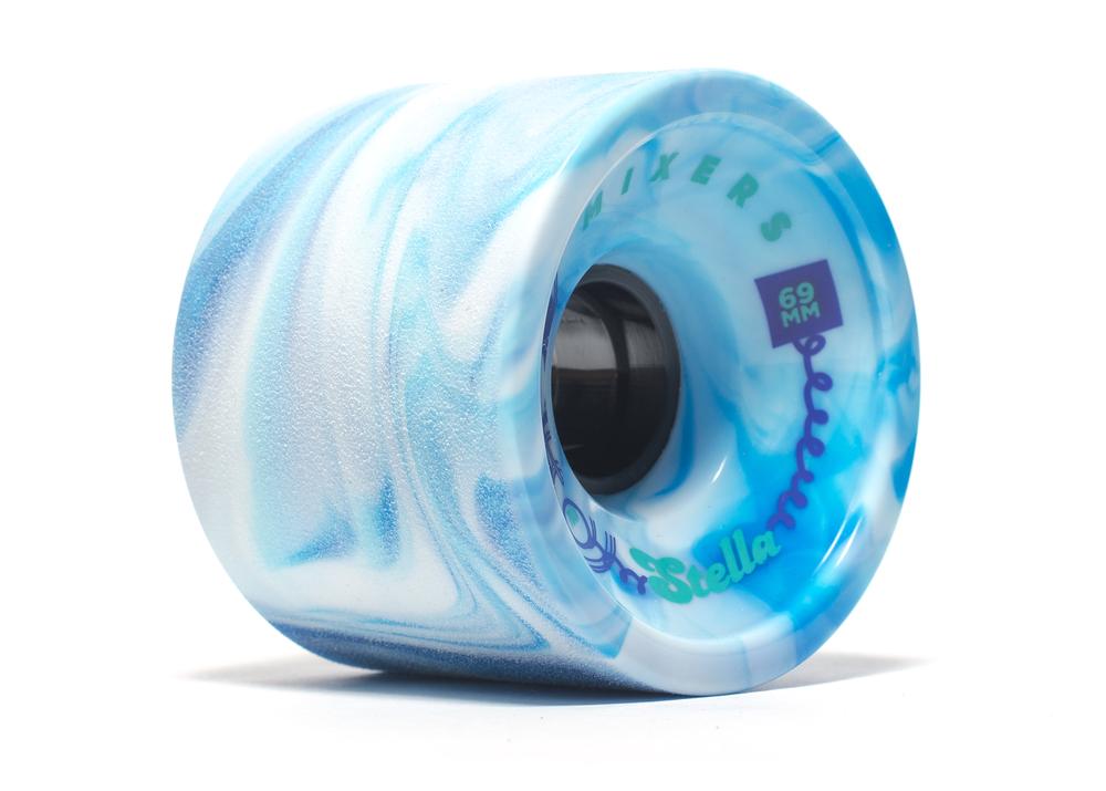 Stella Mixers 69MM 78A Wheels - Arctic Blue [set of 4] - LocoSonix