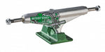 Independent STAGE 11 FORGED HOLLOW CHRIST JOSLIN Skateboard Trucks - Silver/Green [set/2]