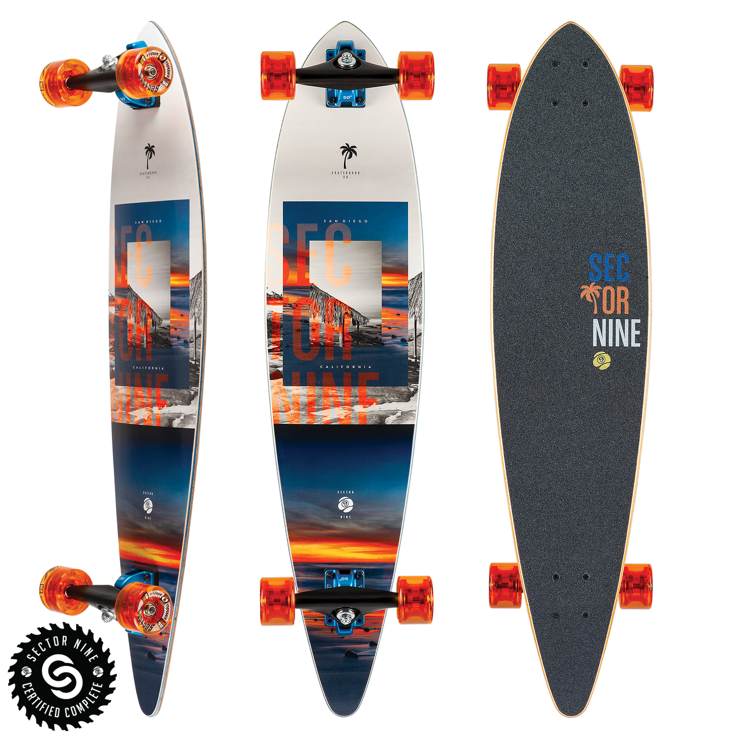 Sector9 Jewel Merchant Longboard Complete 38"