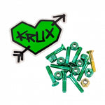 Krux KROME Phillips Hardware - Green 1" [set/9]