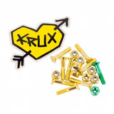 Krux KROME Phillips Hardware - Gold 1" [set/9]
