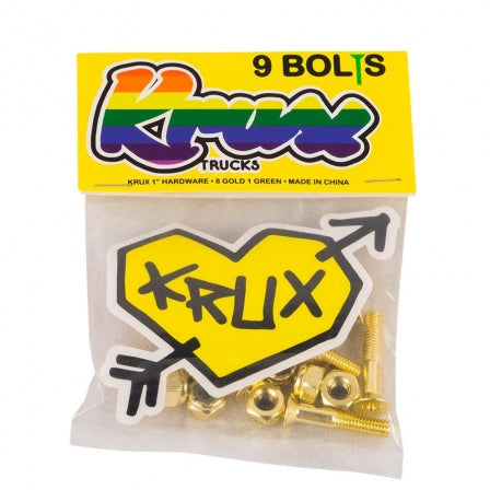 Krux KROME Phillips Hardware - Gold 1" [set/9]