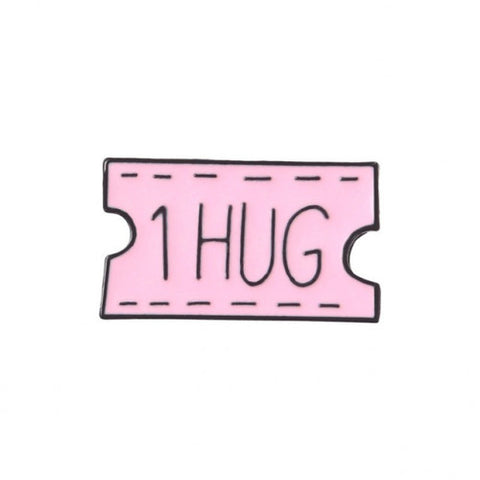 Space Brand Pin # 23 - One Hug Pink