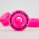 Rio LIGHT-UP Roller Skates Wheels - Pink Frost 58mm [set/4]