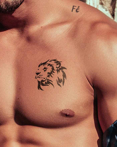 Le Inka Löwe Xpress Tattoo [M122] - 6.5 x 6cm