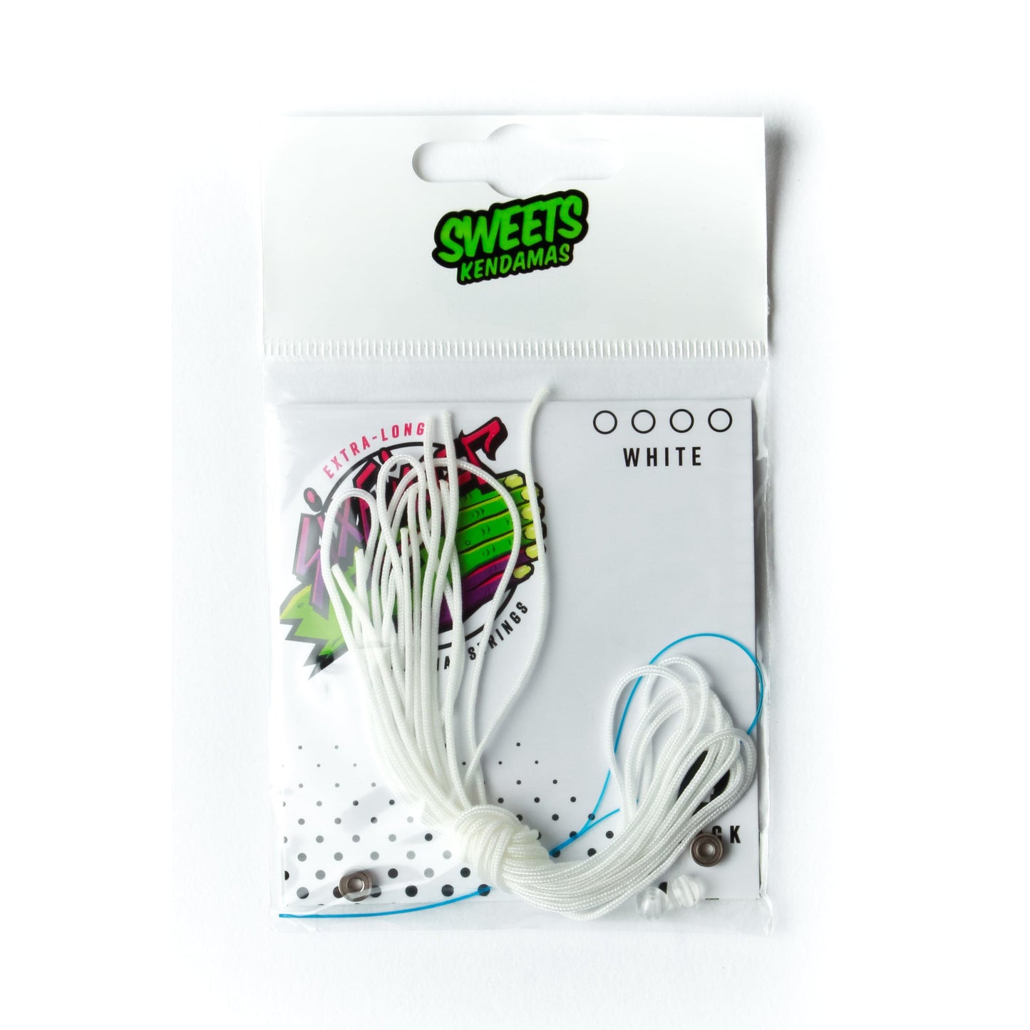 Sweets Kendamas Sixfinger Strings White - Extra-Long [pack/4]