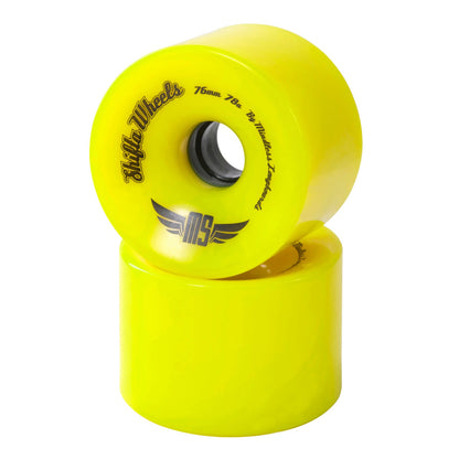 Mindless 76MM 83A Shifta Wheels - Yellow (set of 4) - LocoSonix