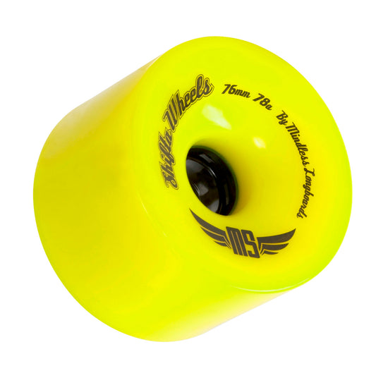 Mindless 76MM 83A Shifta Wheels - Yellow (set of 4) - LocoSonix