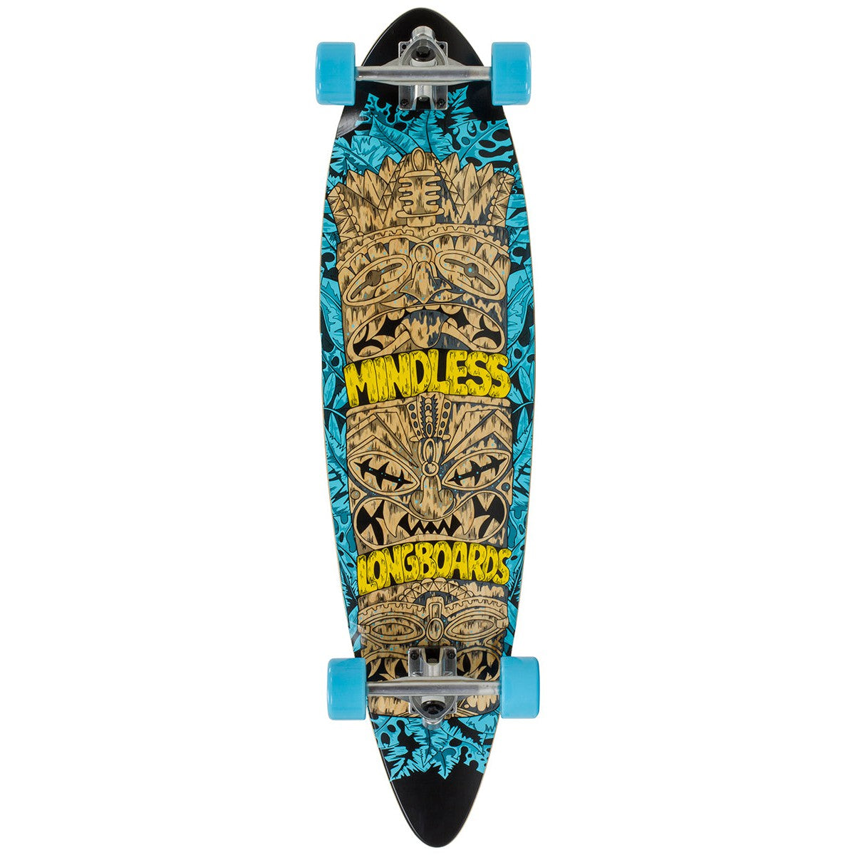 Mindless 38" Tribal Rogue IV Longboard Complete - Blue - LocoSonix