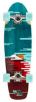 Mindless 28" Sunset Cruiser Longboard Complete - Green - LocoSonix