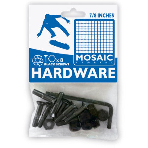 Mosaic 7/8" Allen Bolts & Nuts - Black [pack of 8] - LocoSonix